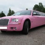 pinke Chrysler Limousine